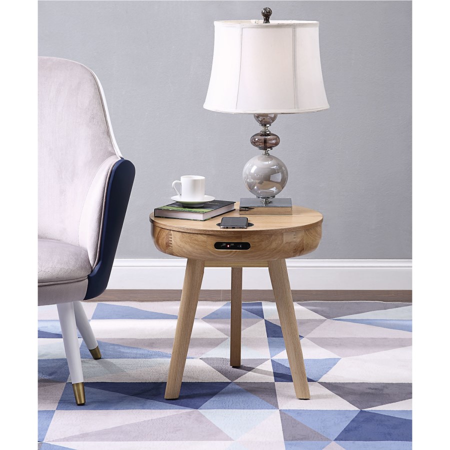 San Francisco Smart Lamp Table with Wireless Charging