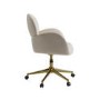 ONLY OPENED - Joelle Office Chair In Beige Fabric