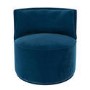 Navy Velvet Retro Chair - Jamie