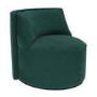 GRADE A1 - Green Velvet Accent Chair - Jamie
