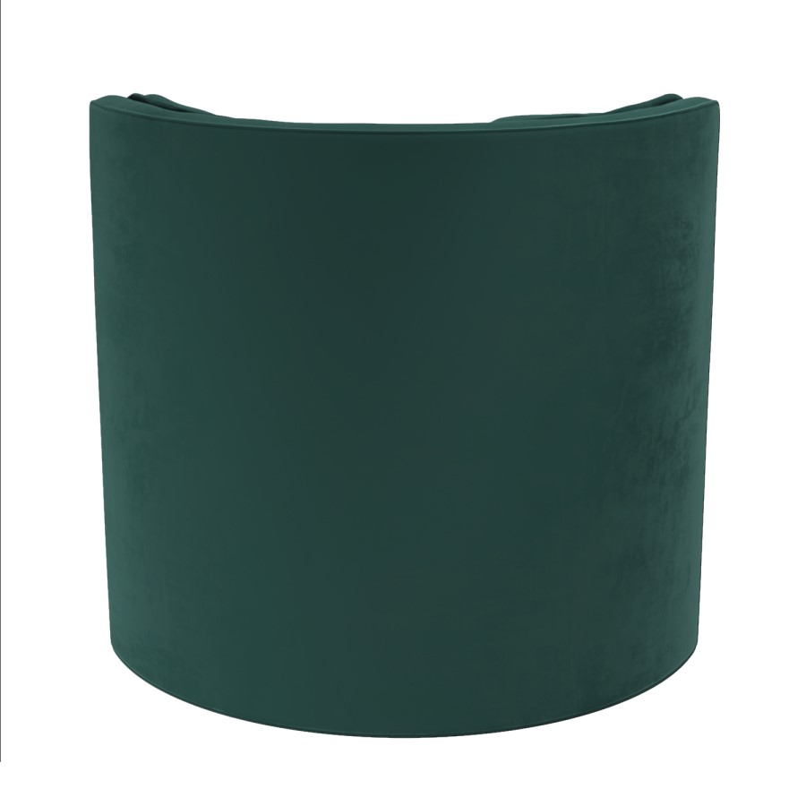 GRADE A1 - Green Velvet Accent Chair - Jamie