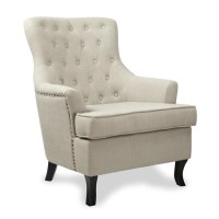 Jamestown Armchair iin Light Grey Fabric