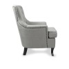 Jamestown Fabric Slate Grey Occasional Armchair
