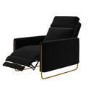 Black Velvet Electric Recliner Chair - Joni