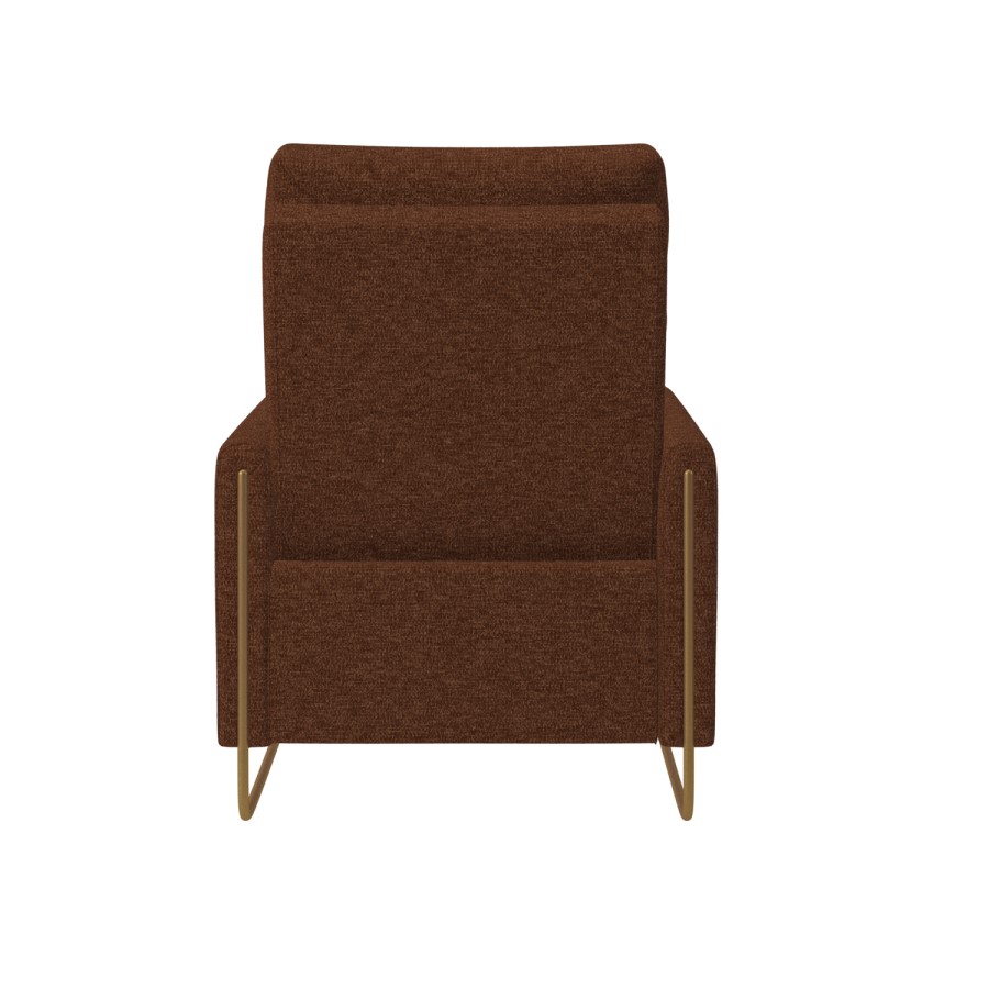 Brown Chenille Electric Recliner Chair - Joni