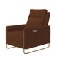 Brown Chenille Electric Recliner Chair - Joni