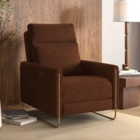 Brown Chenille Electric Recliner Chair - Joni