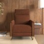 Brown Chenille Electric Recliner Chair - Joni