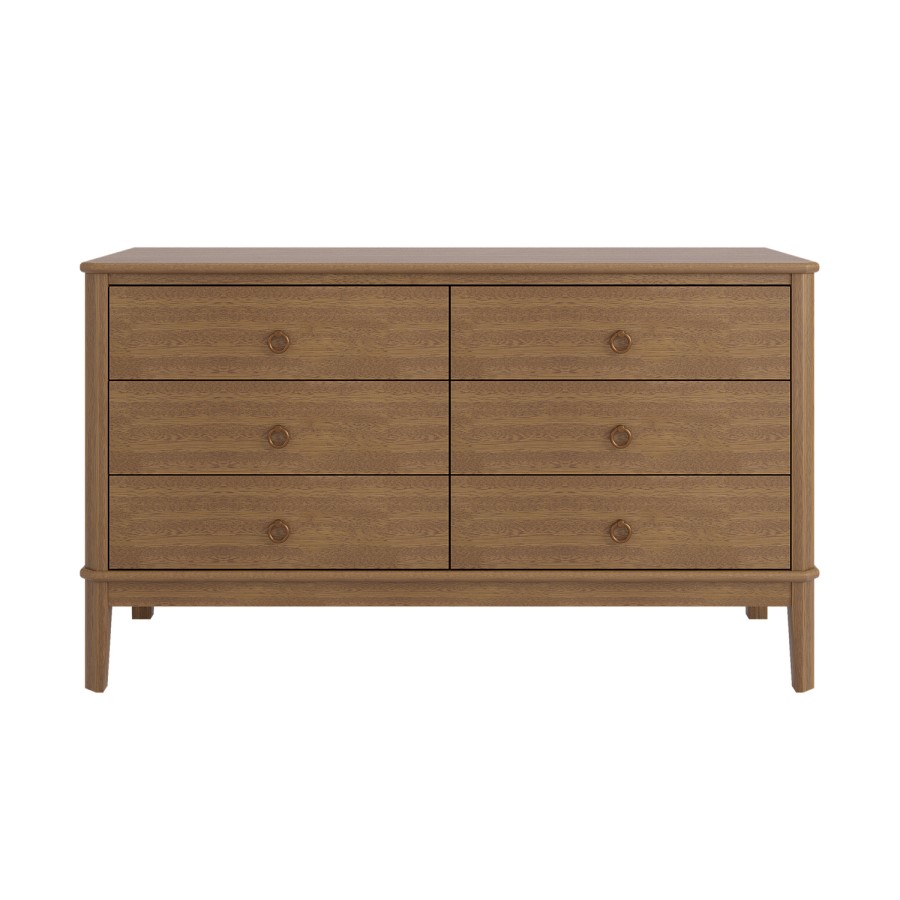 Solid Wood Chest of 6 Drawers - Josephine