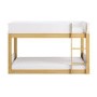 White and Oak Low Bunk Bed - Jesse