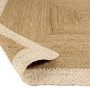 Natural Jute Runner Rug with White Border - 200 x 67 cm - Origins