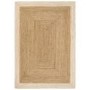 Natural Jute Rug with White Border - 230 x 160 cm - Origins