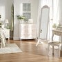 White French Bedside Table with 2 Drawers - Juliette - LPD 