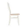LPD Juliette Pair of Soft Cream Wooden Dining Chairs