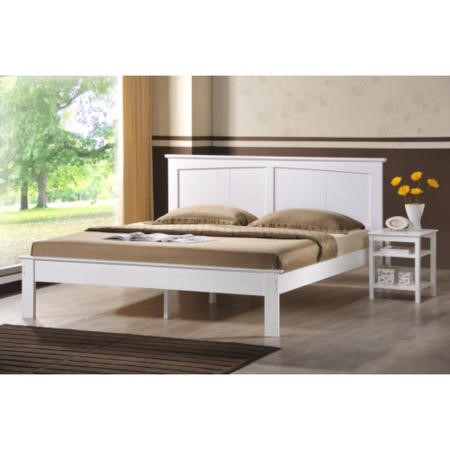 wilkinsons joshua white double bed frame