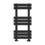 Black Corner Towel Radiator 850 x 400mm – Kahli