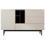 Large Taupe Sideboard - 9 Storage Compartments - Kallen