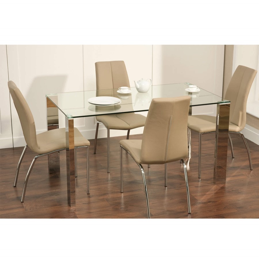 World Furniture Pair of Kansas Dining Chairs in Stone