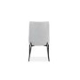 GRADE A1 - Set of 2 Light Grey Fabric Dining Chairs - Modern - Camilla
