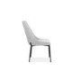 GRADE A1 - Set of 2 Light Grey Fabric Dining Chairs - Modern - Camilla