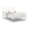 GRADE A1 - Julian Bowen  Katrina Kingsize Bed Frame In White
