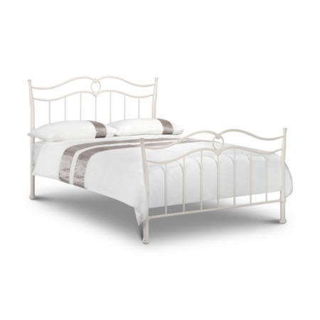 GRADE A1 - Julian Bowen  Katrina Single Bed Frame In White