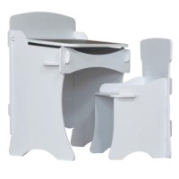 Kidsaw Kidsaw Kinder Desk & Chair In White
