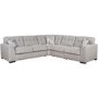 Kennedy Corner Sofa in Pale Grey Fabric