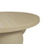 Stone Round Coffee Table with Ball Feet - Kenji