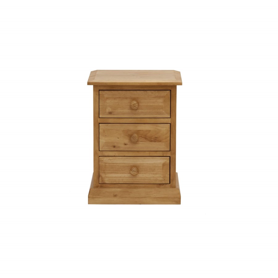 Wilkinson Furniture Kinsale Solid Pine 3 Drawer Bedside Table