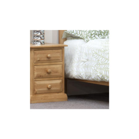 Wilkinson Furniture Kinsale Solid Pine 3 Drawer Bedside Table