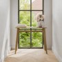 Small Light Oak Console Table - Kitt
