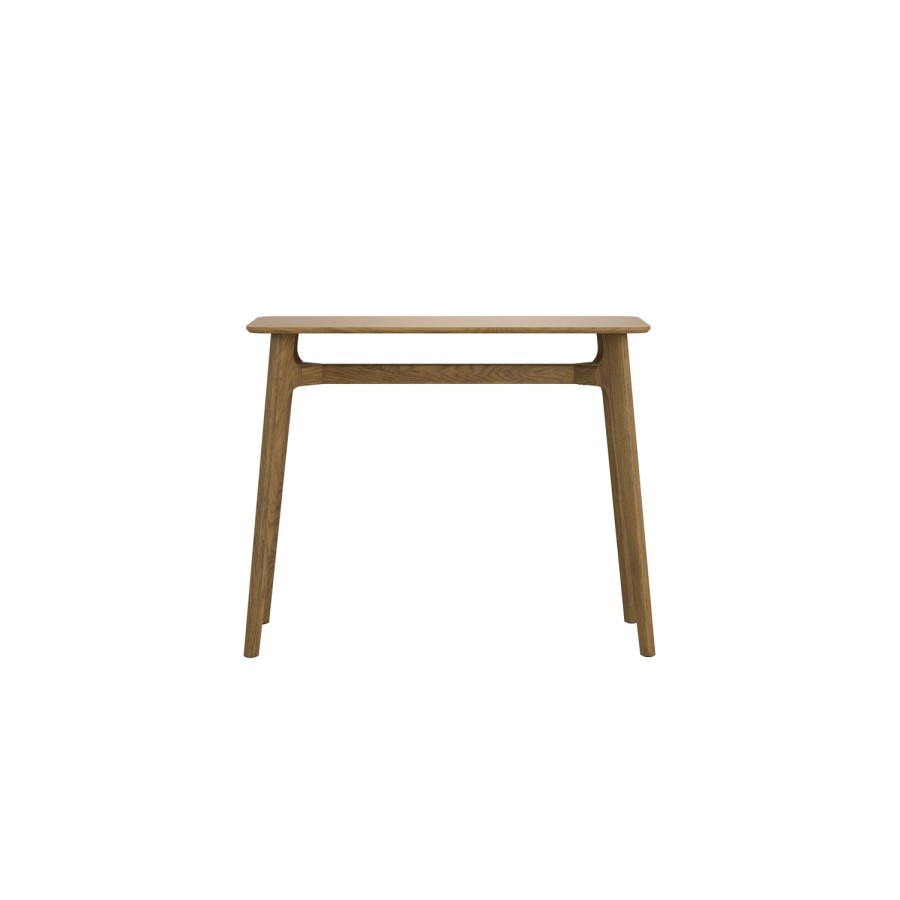 Small Light Oak Console Table - Kitt