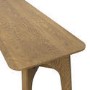 Small Light Oak Console Table - Kitt