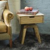 Signature North Mid-Century 1 Drawer Side Table 
