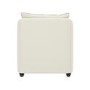 Cream Fabric Armchair - Kenko