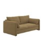 Khaki Brown Chenille 3 Seater Sofa – Kennedy 