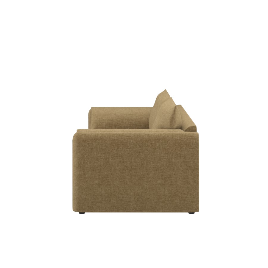 Khaki Brown Chenille 3 Seater Sofa – Kennedy 