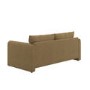 Khaki Brown Chenille 3 Seater Sofa – Kennedy 