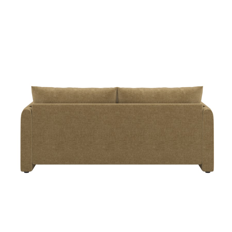 Khaki Brown Chenille 3 Seater Sofa – Kennedy 
