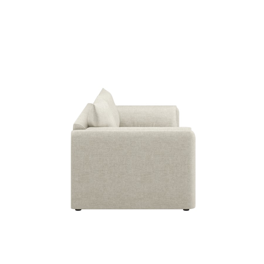 Beige Chenille 3 Seater Sofa – Kennedy