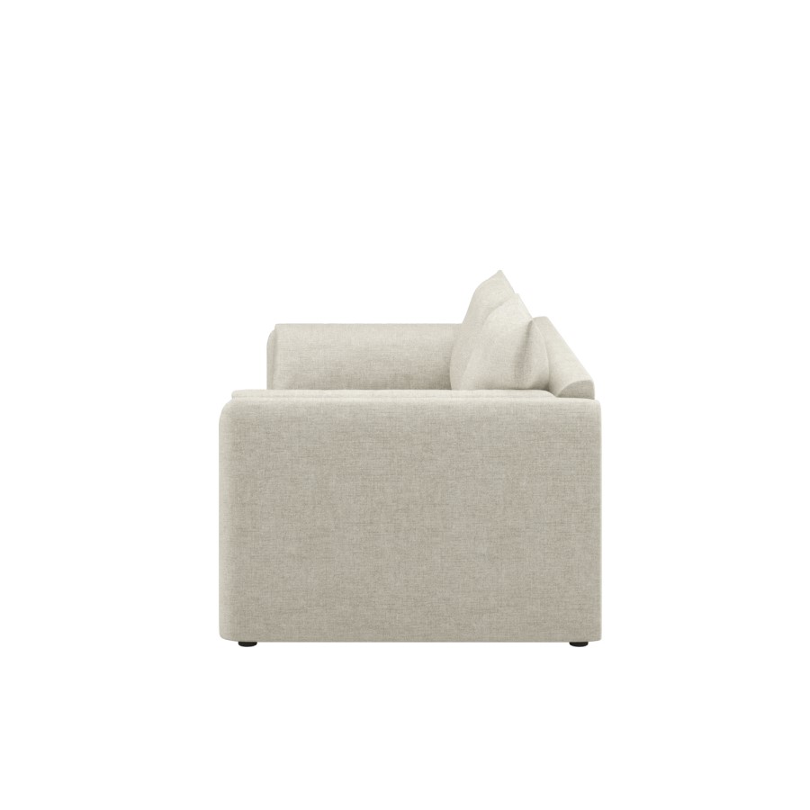 Beige Chenille 3 Seater Sofa – Kennedy