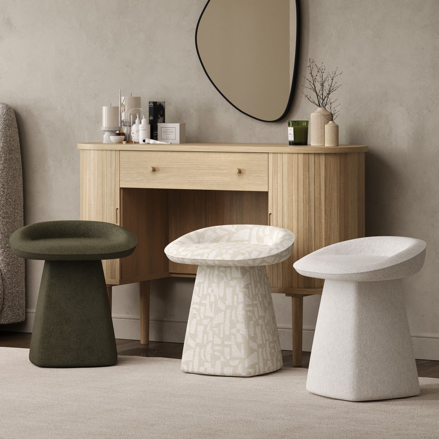 modern dressing table stool Chic Dressing Table Stool And Vanity Stools