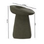 Green Chenille Swivel Stool - Koda