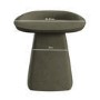 Green Chenille Swivel Stool - Koda