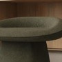 Green Chenille Swivel Stool - Koda
