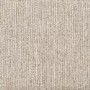 Round Walnut Dining Table Set with 4 Beige Upholstered Curved Dining Chairs - Owen