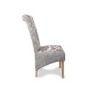 Krista Baroque Mink Pair of Dining Chairs