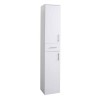 White Bathroom Tall Cabinet Storage unit - 300mm Depth