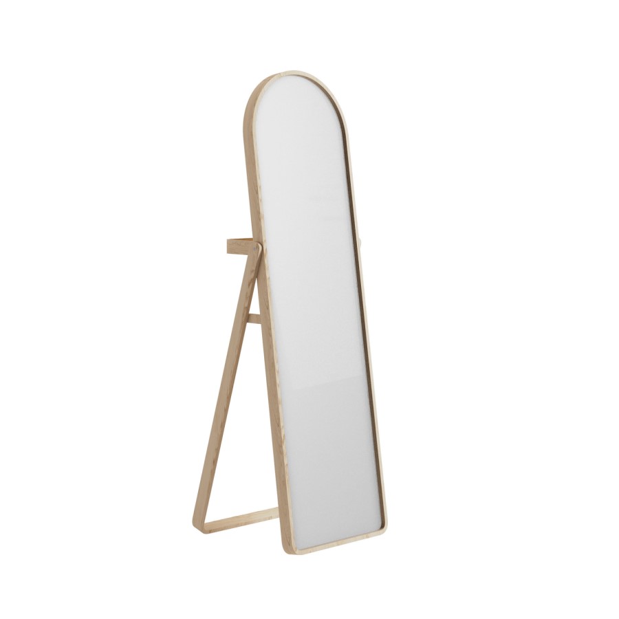 GRADE A1 - Wood Full-Length Freestanding Mirror - Kasper